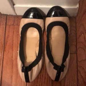 J.Crew two tone ballet flats